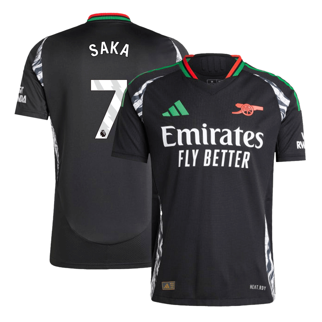 SAKA #7 Arsenal Away Soccer Jersey 2024/25 Player Version