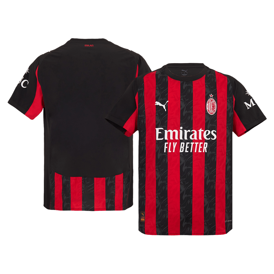 Authentic AC Milan Home Soccer Jersey 2025/26 - Image 3