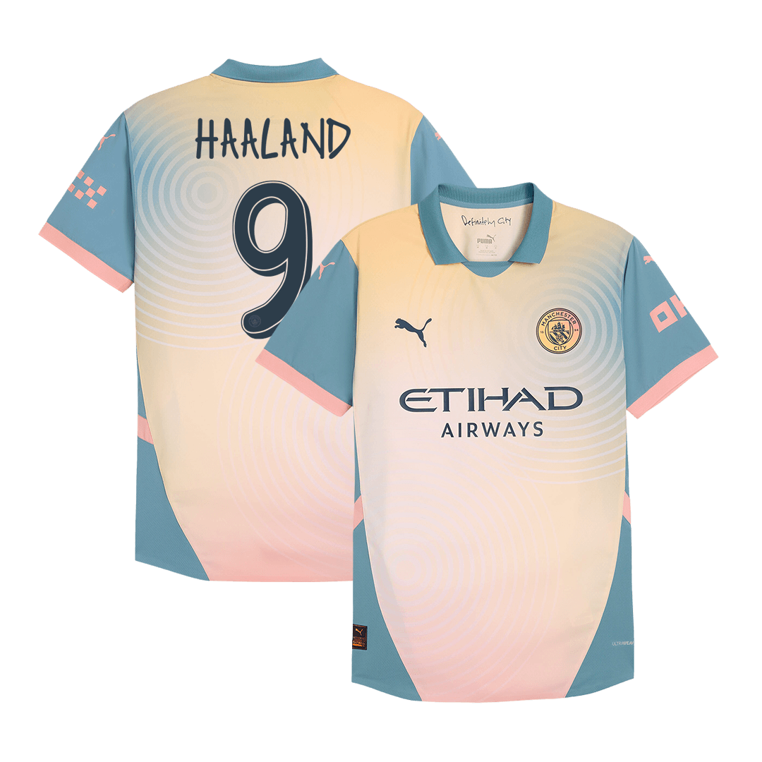 HAALAND #9 Manchester City Fourth Away Soccer Jersey 2024/25 Player Version