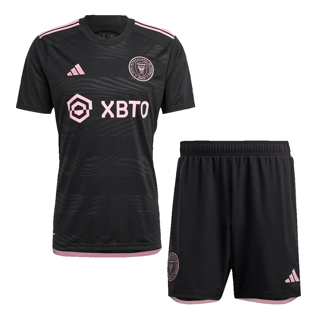 MESSI #10 Inter Miami CF Away Soccer Jersey Kit(Jersey+Shorts) 2023 - Image 2