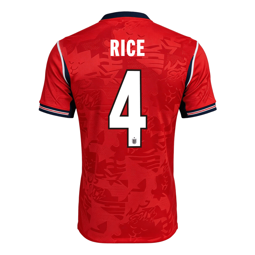 RICE #4 England Away Soccer Jersey 2026 Player Version - Image 2