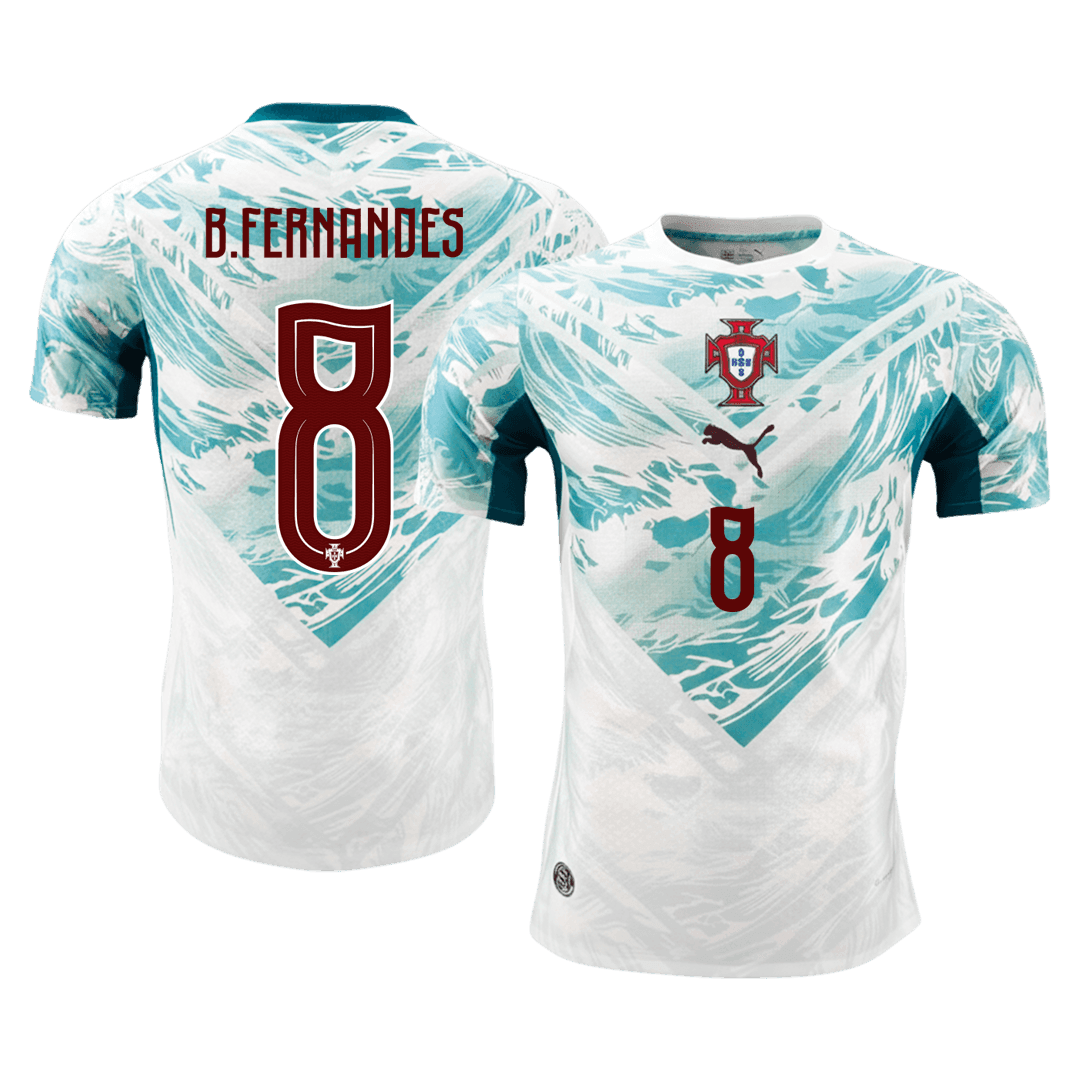 B.FERNANDES #8 Portugal Away Soccer Jersey 2026 Player Version