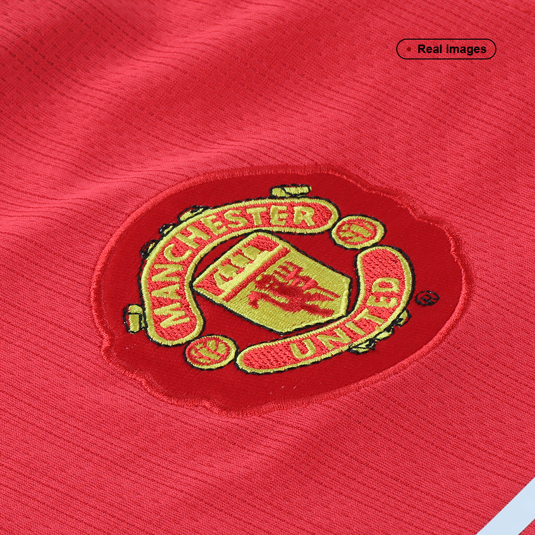 Retro RONALDO #7 2007/08 Manchester United Home Soccer Jersey - Image 3
