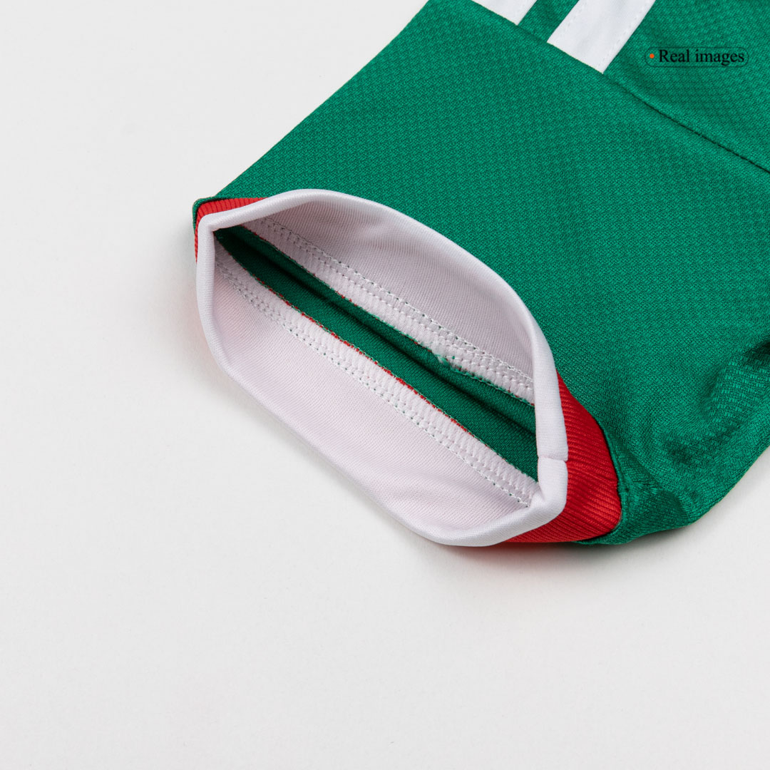 Kid's Mexico Home Soccer Jersey Kit(Jersey+Shorts+Socks) 2025/26 - Image 6