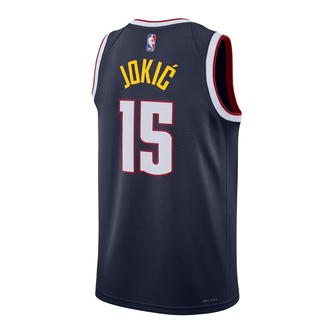 Denver Nuggets Jokić #15 Swingman NBA Jersey - Icon Edition - Image 3