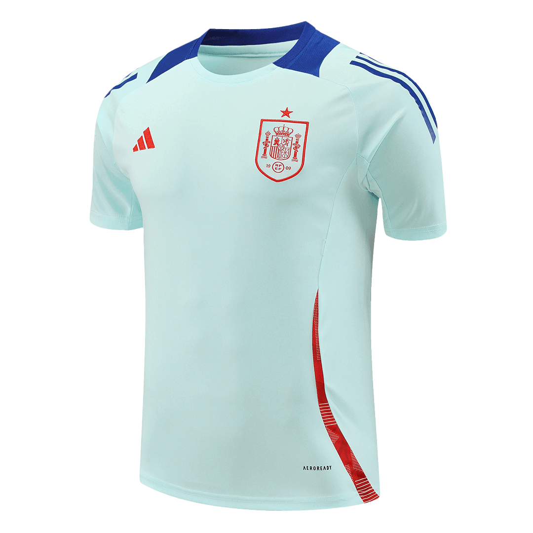 Spain Pre-Match Training Soccer Jersey Euro 2024 - Image 2