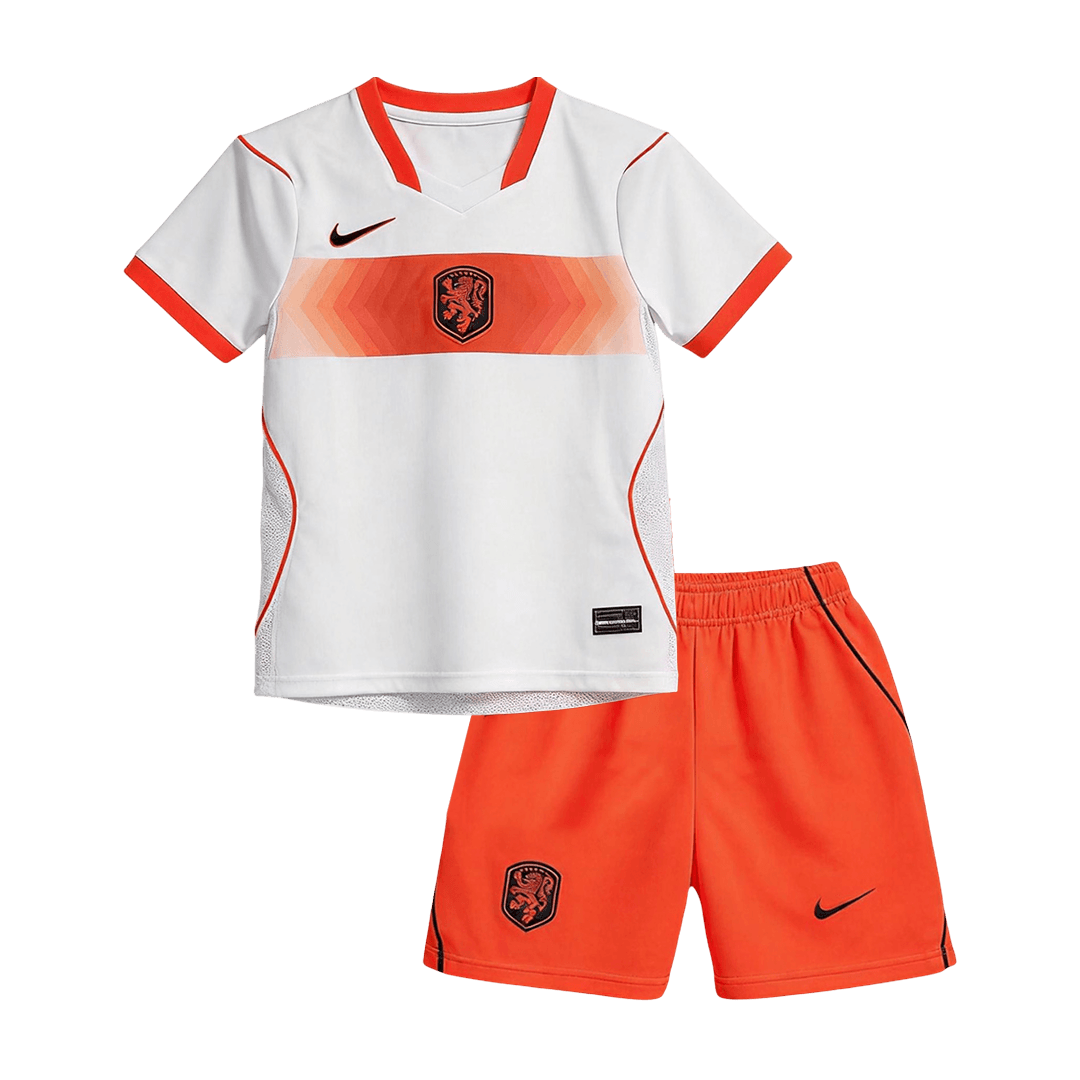 Kid's Netherlands Away Soccer Jersey Kit(Jersey+Shorts) 2026