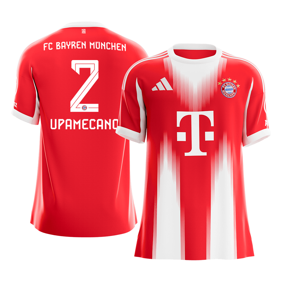 UPAMECANO #2 Bayern Munich Home Soccer Jersey 2025/26