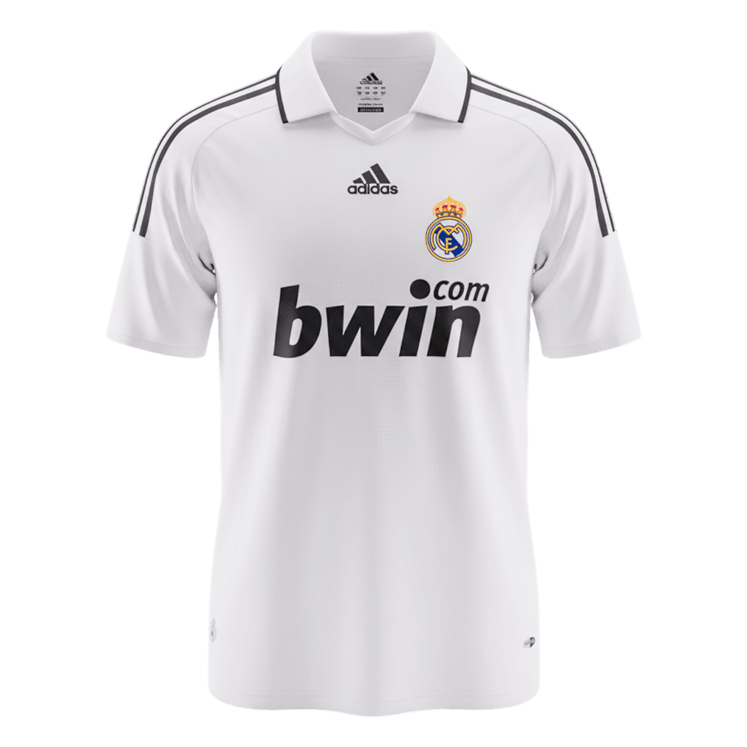 Retro 2008/09 Real Madrid Home Soccer Jersey - Image 2
