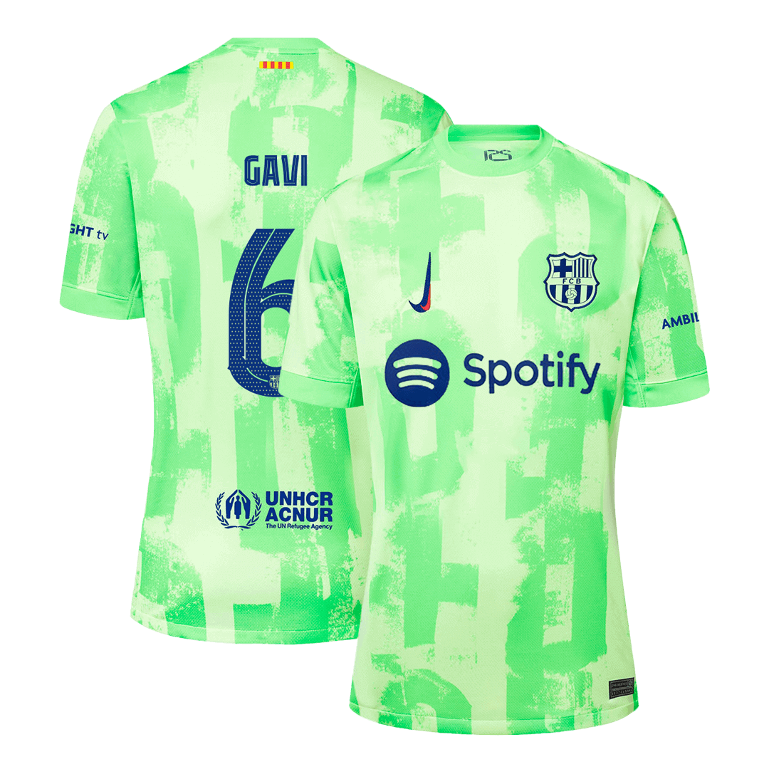GAVI #6 Barcelona Third Away Soccer Jersey 2024/25 -UCL