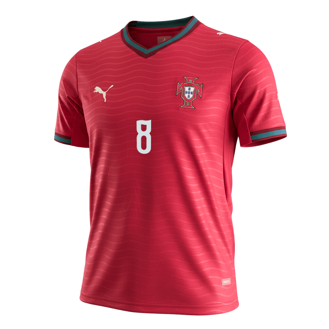 B.FERNANDES #8 Portugal Home Soccer Jersey 2026 - Image 2