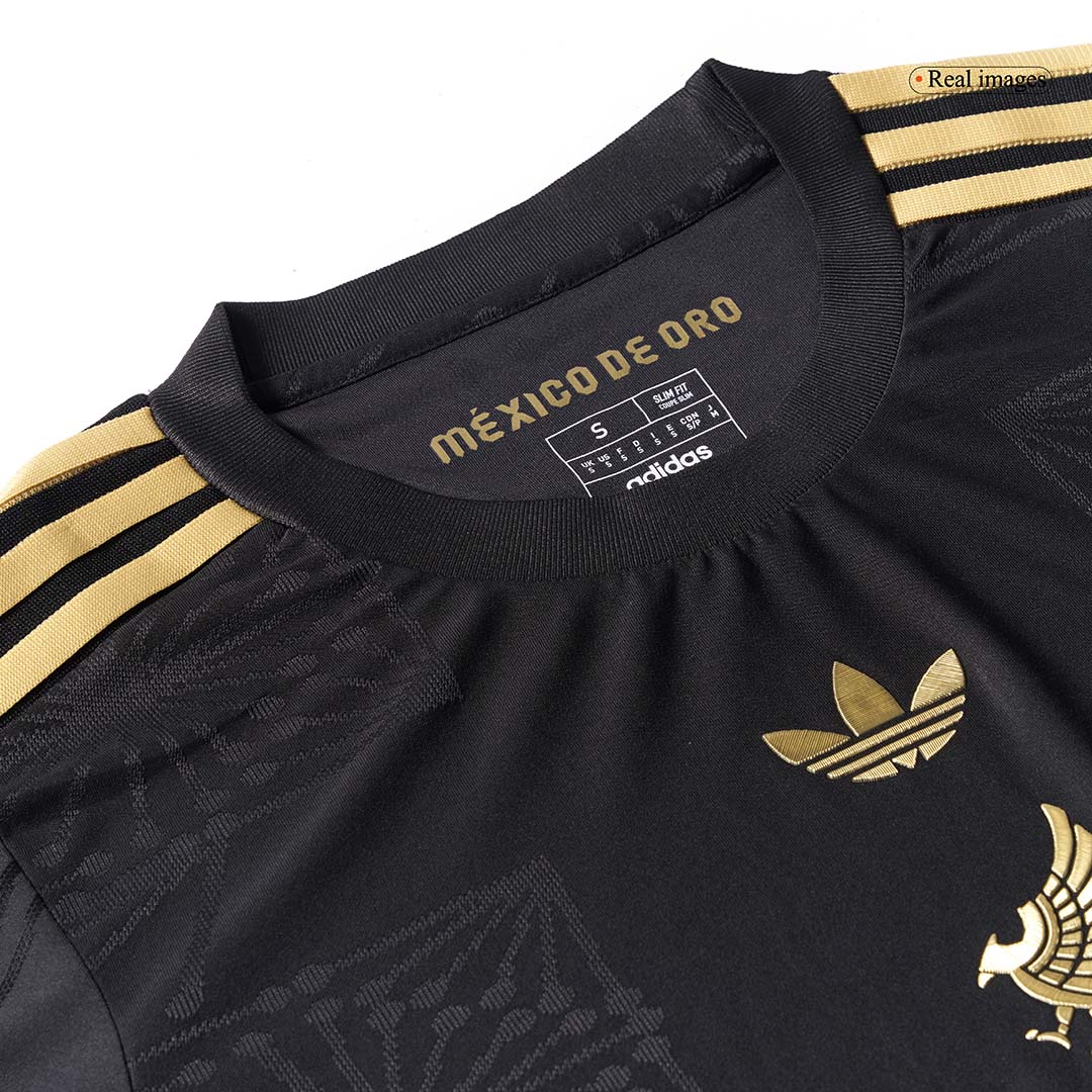 Authentic Mexico Third Away Long Sleeve Soccer Jersey Kit(Jersey+Shorts) 2025 - Gold Cup - Image 6