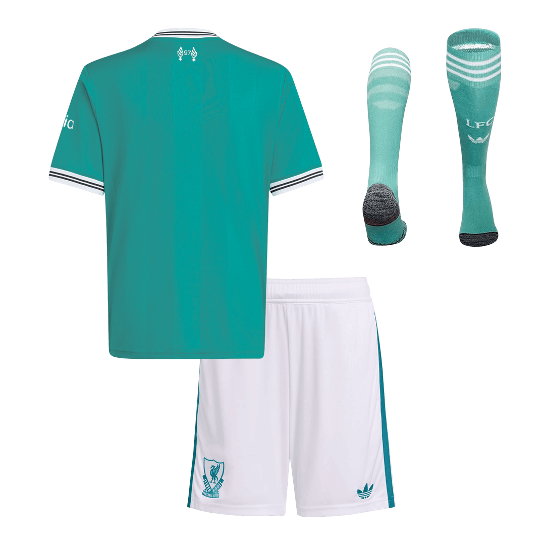 Kid's Liverpool Third Away Soccer Jersey Kit(Jersey+Shorts+Socks) 2025/26 - Image 2