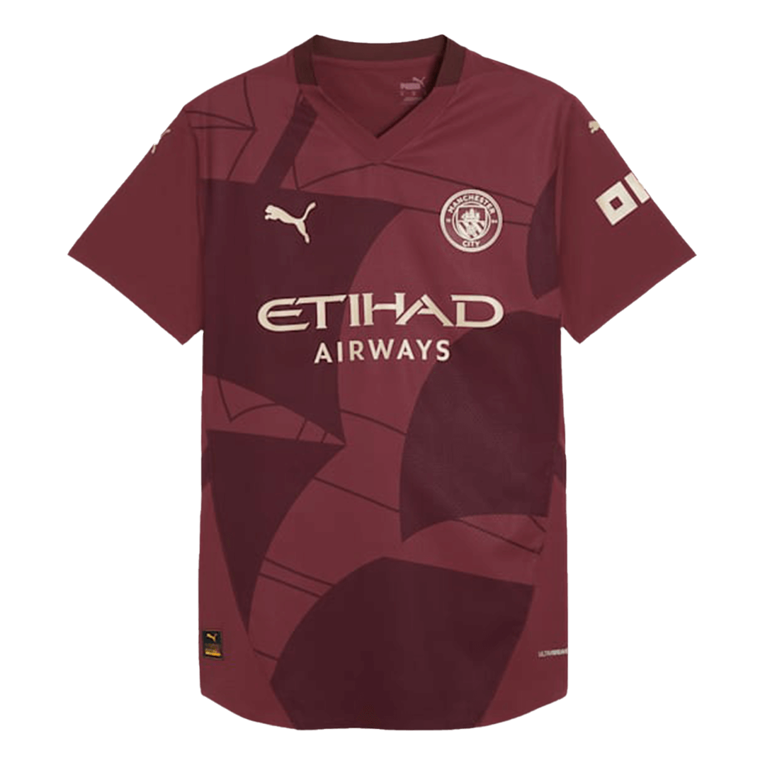 Manchester City Third Away Soccer Jersey 2024/25 Player Version