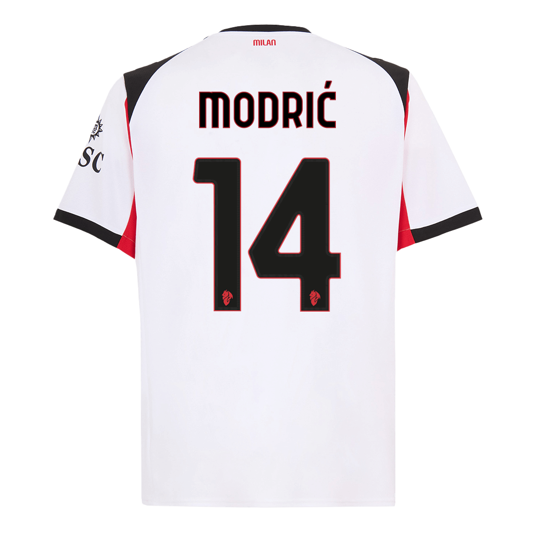MODRIĆ #14 AC Milan Away Soccer Jersey 2025/26 - Image 3