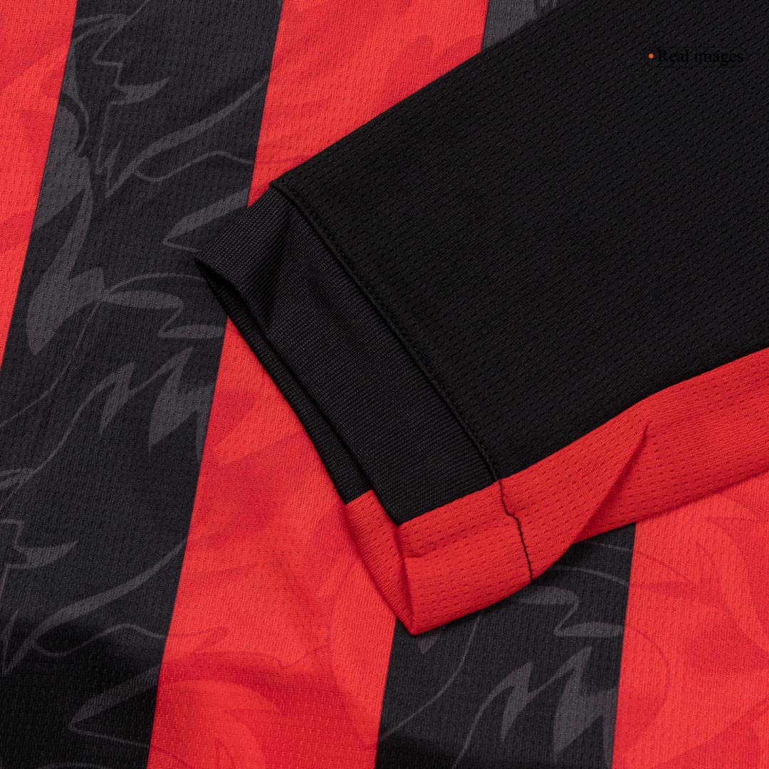 AC Milan Home Long Sleeve Soccer Jersey 2025/26 - Image 12