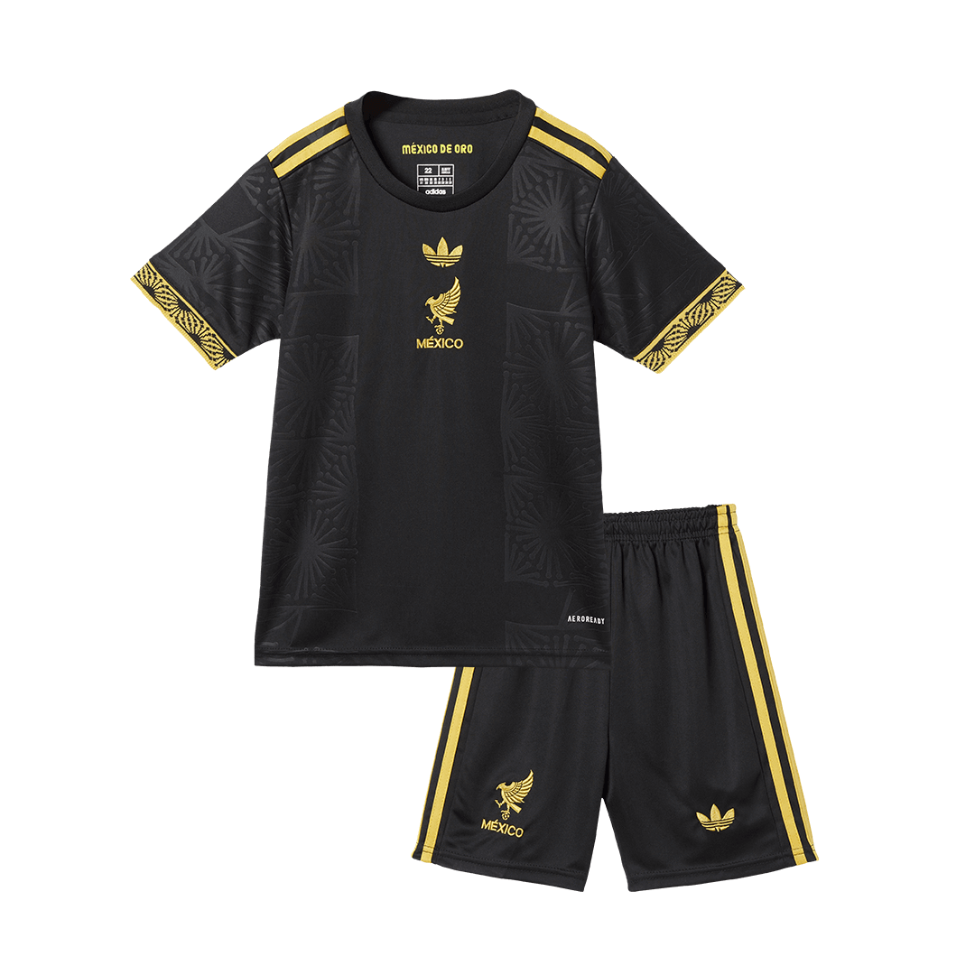 Kid's Mexico Third Away Soccer Jersey Kit(Jersey+Shorts) 2025
