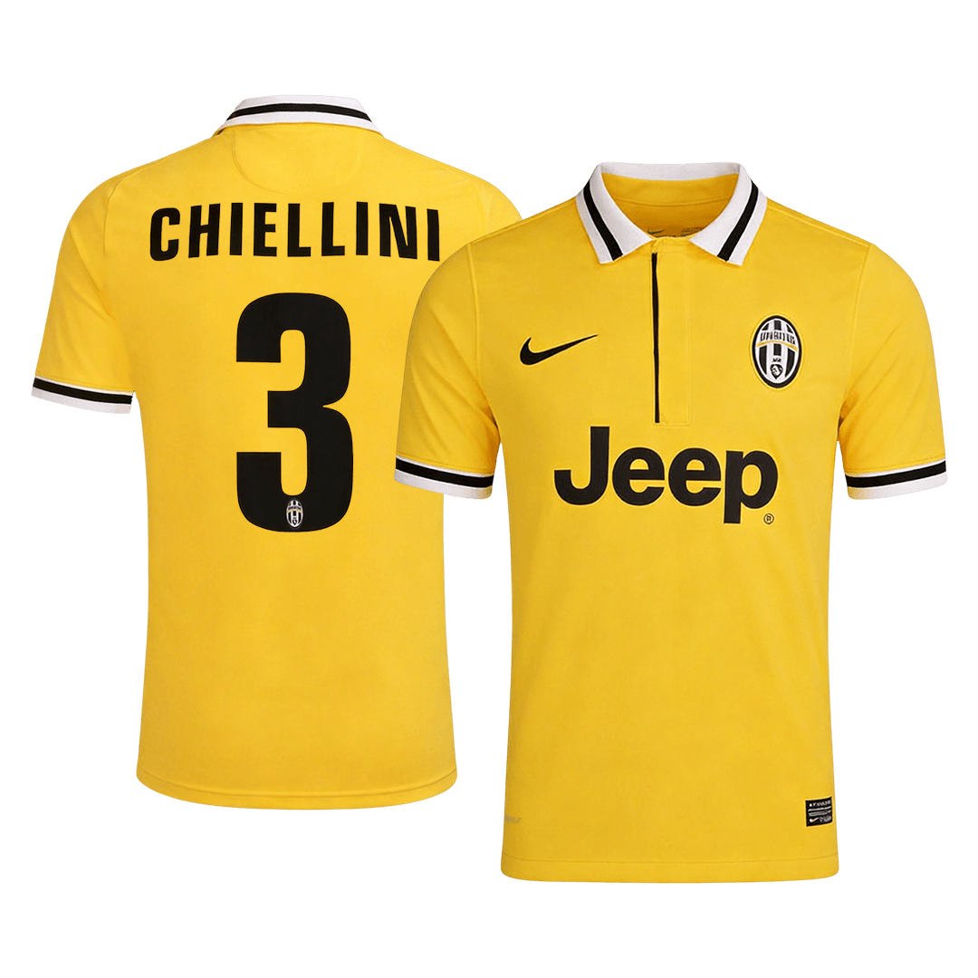Retro CHIELLINI #3 2013/14 Juventus Away Soccer Jersey