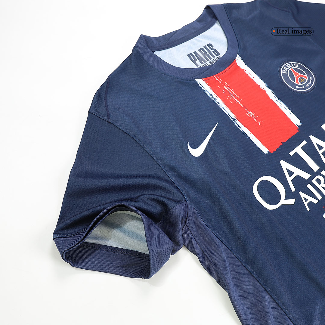 KVARATSKHELIA #7 PSG Home Soccer Jersey 2024/25 - Image 11