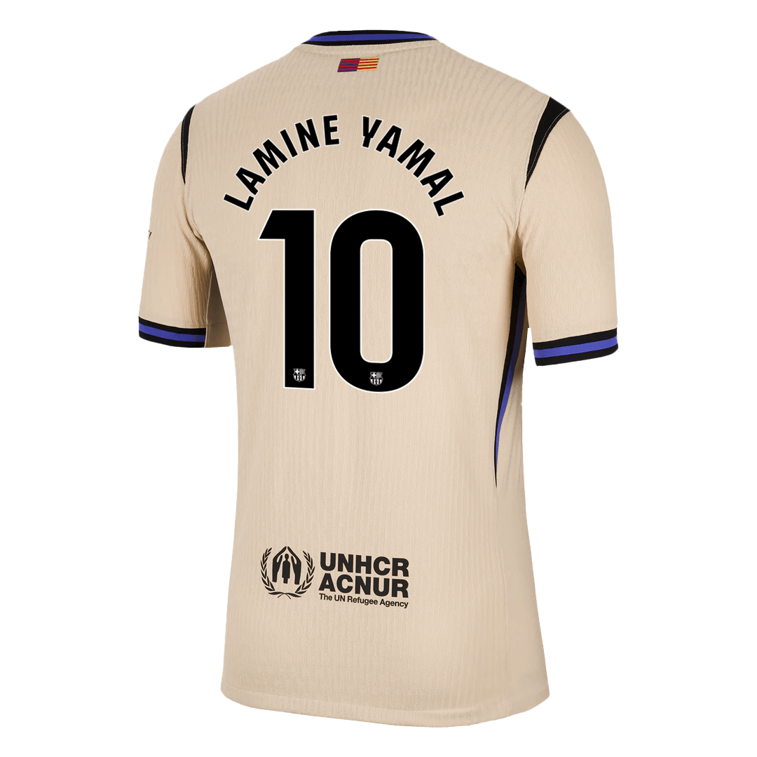 LAMINE YAMAL #10 Barcelona Away Soccer Jersey 2025/26 Player Version - Image 3