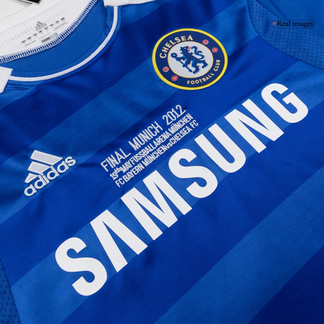 Retro 2011/12 Chelsea Home Long Sleeve Soccer Jersey - Image 6