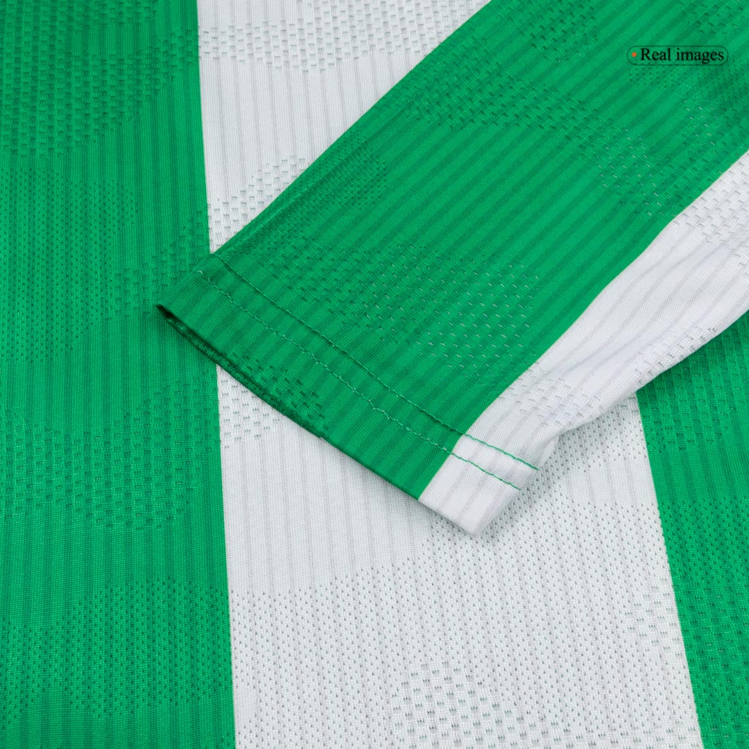Real Betis Home Long Sleeve Soccer Jersey 2025/26 - Image 9