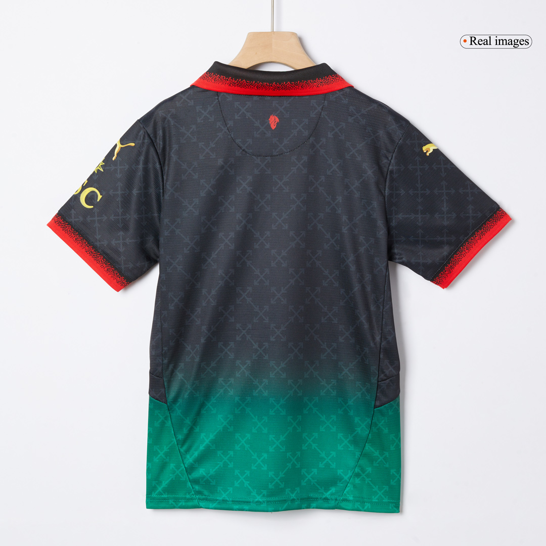 Kid's AC Milan Fourth Away Soccer Jersey Kit(Jersey+Shorts) 2024/25 - Image 5