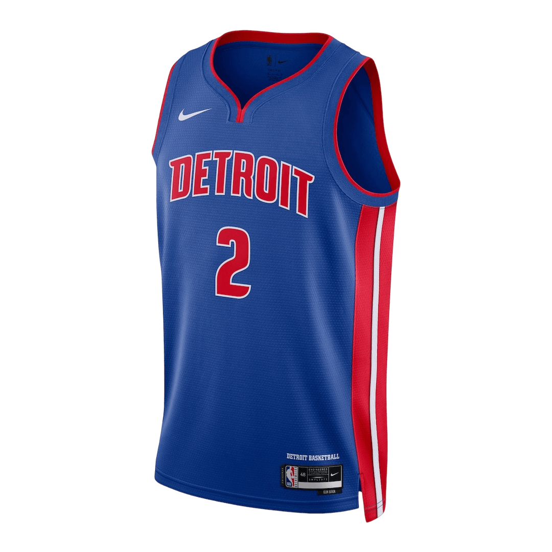 Detroit Pistons Cunningham #2 Swingman NBA Jersey - Icon Edition - Image 2