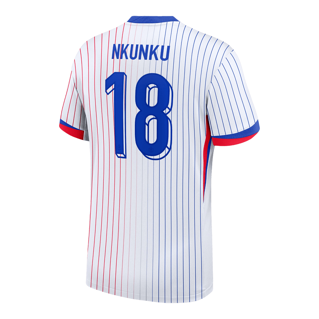 NKUNKU #18 France Away Soccer Jersey 2024 - Image 3