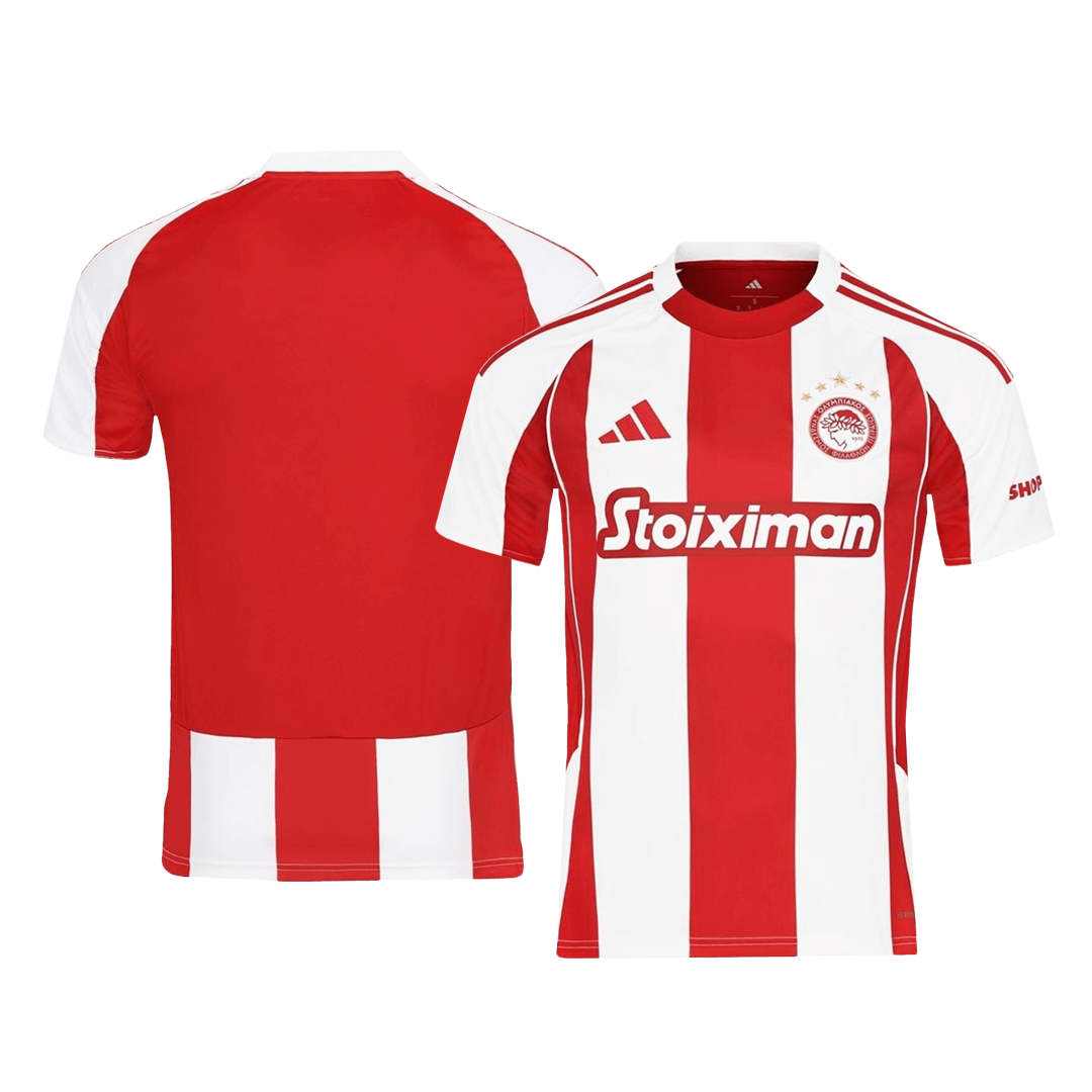 Olympiakos Home Soccer Jersey 2025/26 - Image 3