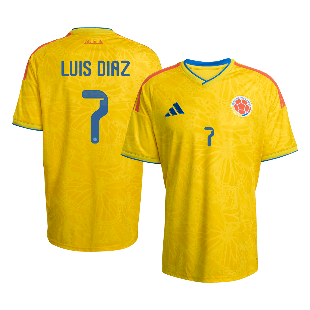 LUIS DíAZ #7 Colombia Home Soccer Jersey 2026