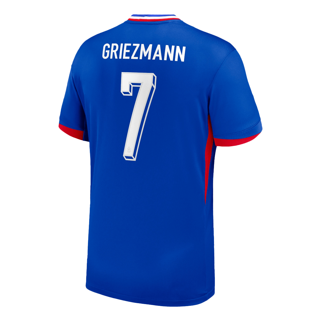 GRIEZMANN #7 France Home Soccer Jersey 2024 - Image 3