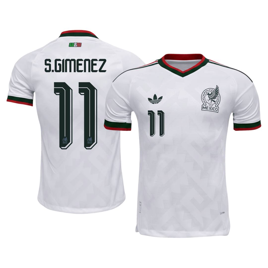 S.GIMENEZ #11 Mexico Away Soccer Jersey 2026 Player Version