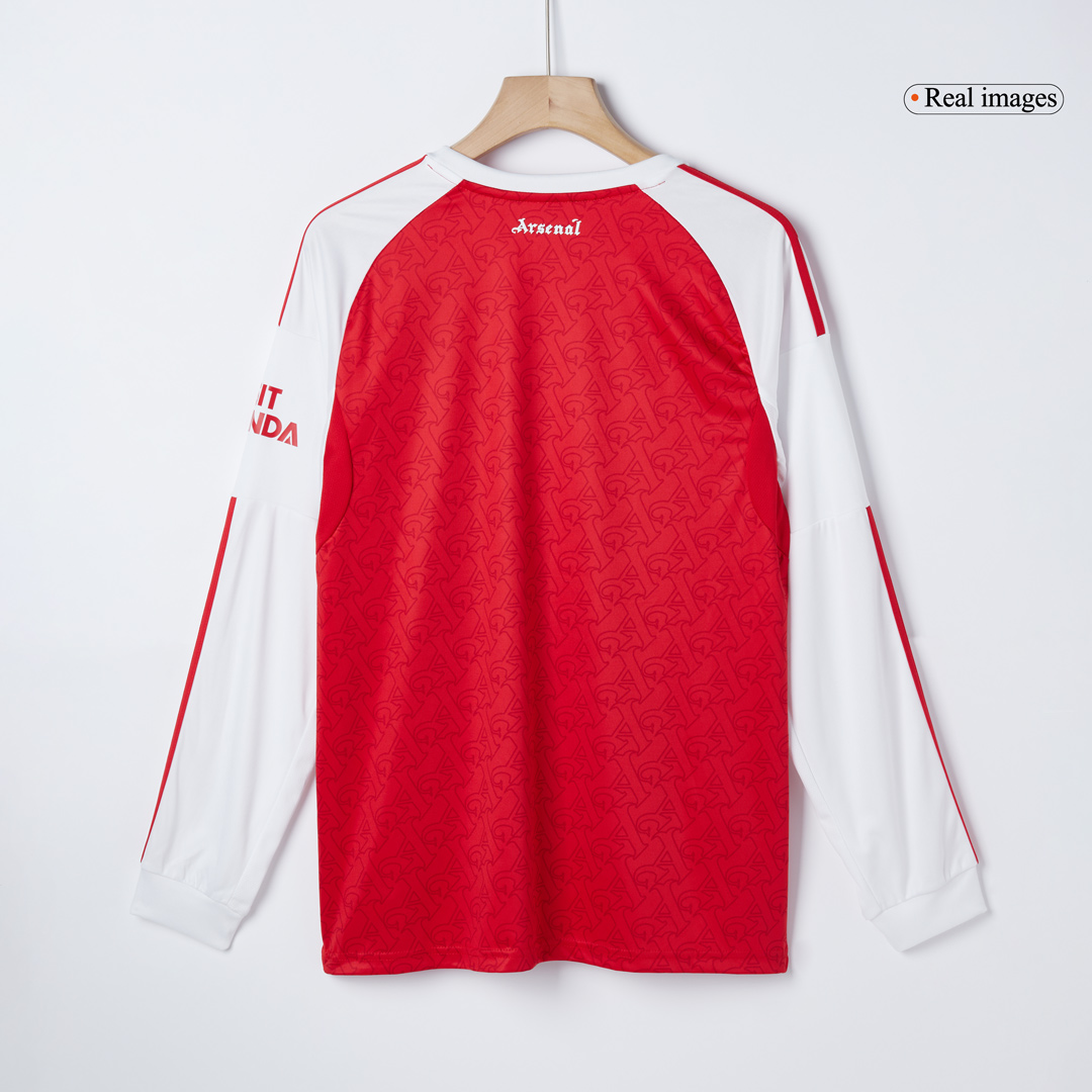 Arsenal Home Long Sleeve Soccer Jersey 2025/26 - Image 6