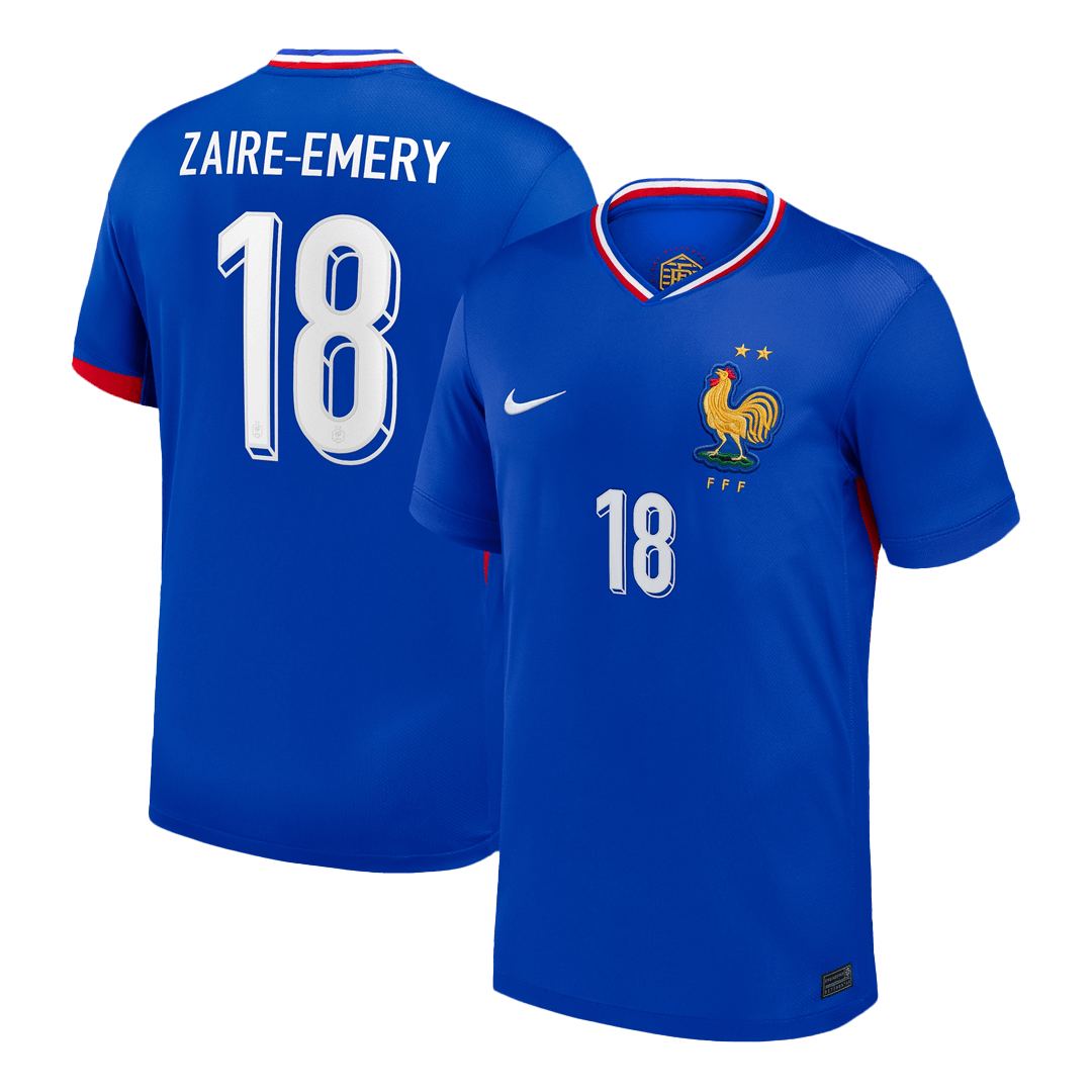 ZAIRE-EMERY #18 France Home Soccer Jersey 2024