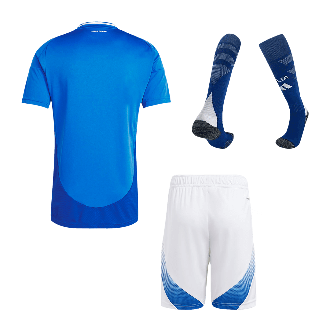 Italy Home Soccer Jersey Kit(Jersey+Shorts+Socks) Euro 2024 - Image 2