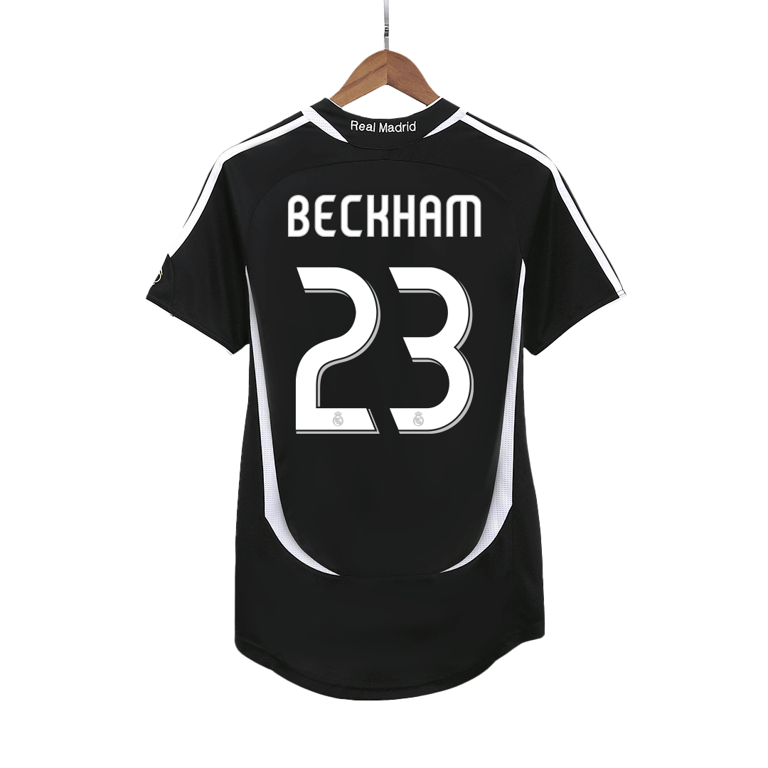 Retro BECKHAM #23 2006/07 Real Madrid Away Soccer Jersey