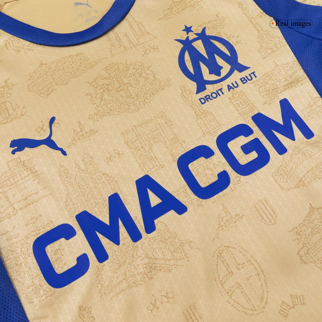 Marseille Fourth Away Soccer Jersey 2025/26 Player Version - Image 8