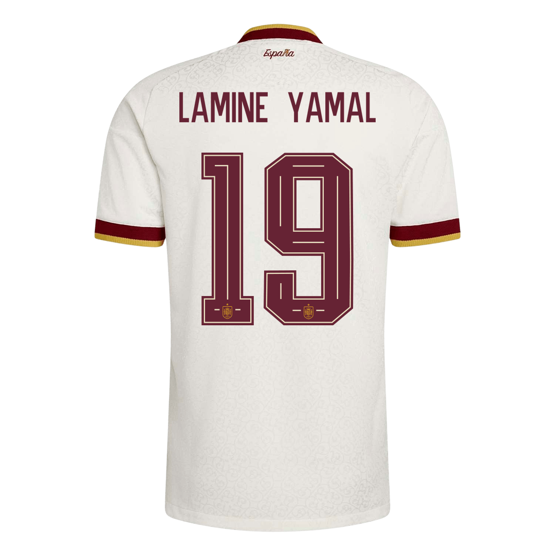 LAMINE YAMAL #19 Spain Away Soccer Jersey 2026 Player Version - Image 3