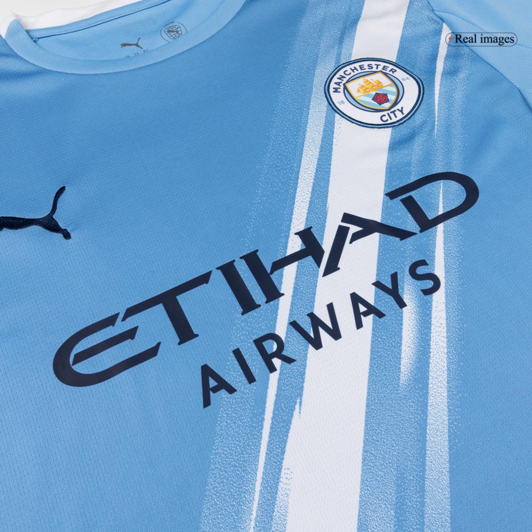 REIJNDERS #4 Manchester City Home Soccer Jersey 2025/26 - Image 7