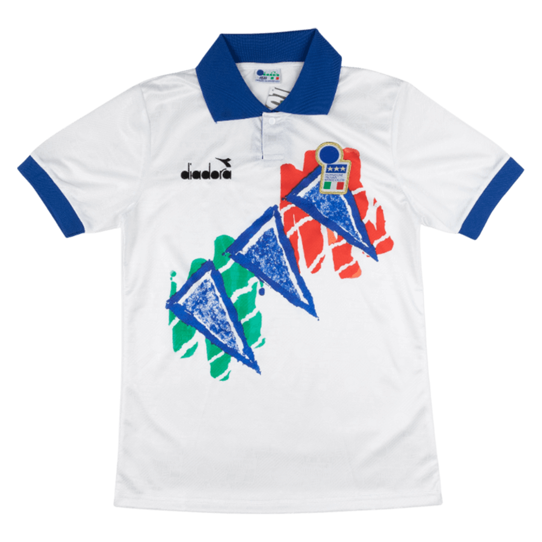 Retro 1994 Italy Pre-Match Soccer Jersey - Image 3