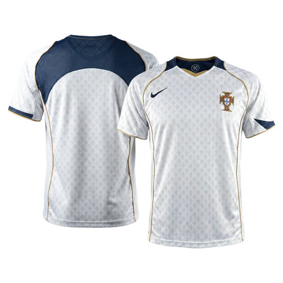 Retro 2004 Portugal Away Soccer Jersey - Image 3