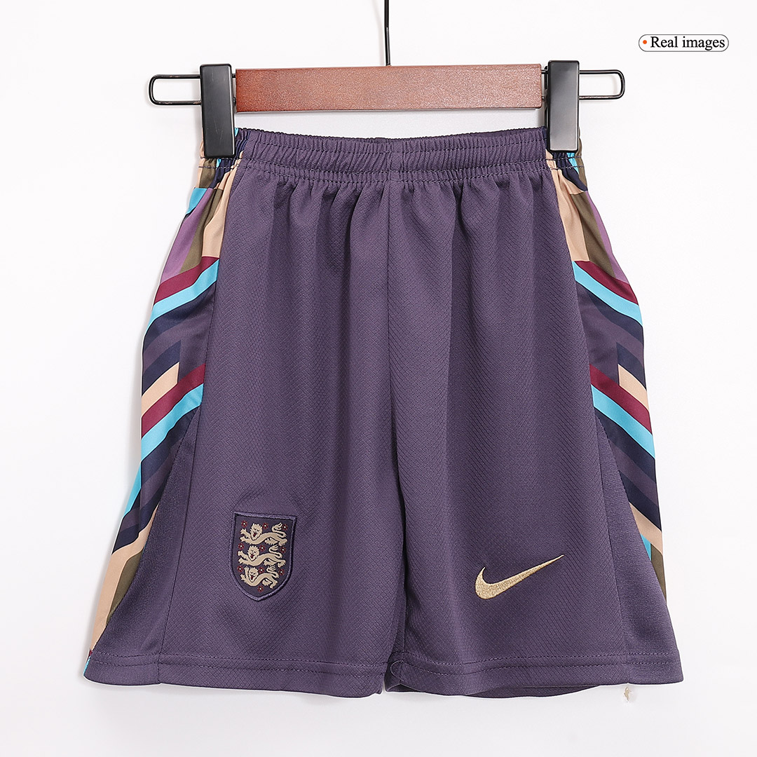 Kid's England Away Soccer Jersey Kit(Jersey+Shorts) Euro 2024 - Image 4