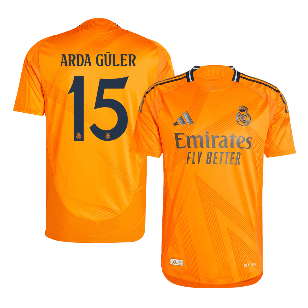 ARDA GÜLER #15 Real Madrid Away Soccer Jersey 2024/25 Player Version