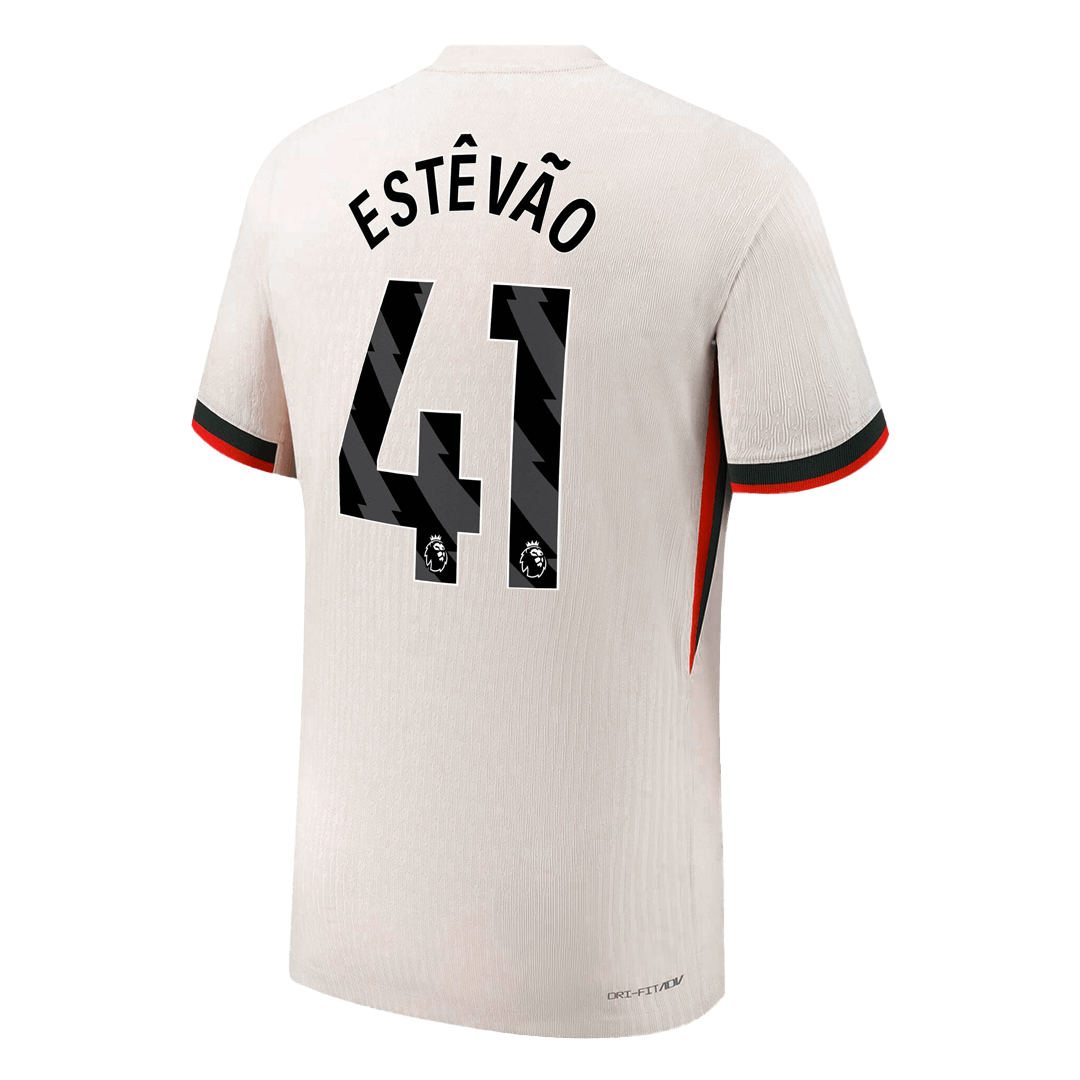 ESTÊVÃO #41 Chelsea Away Soccer Jersey 2025/26 Player Version - Image 3