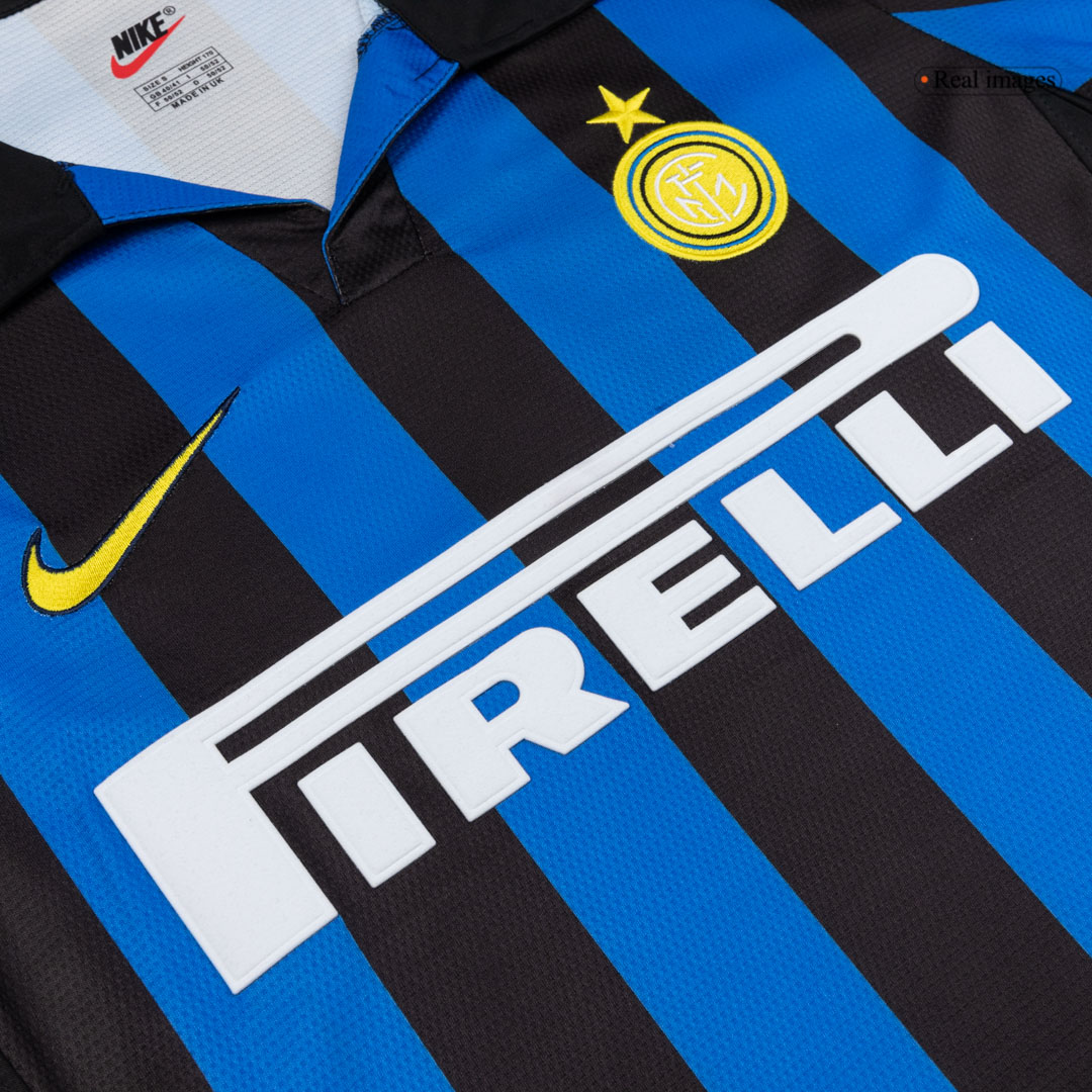 Retro 1998/99 Inter Milan Home Soccer Jersey - Image 6