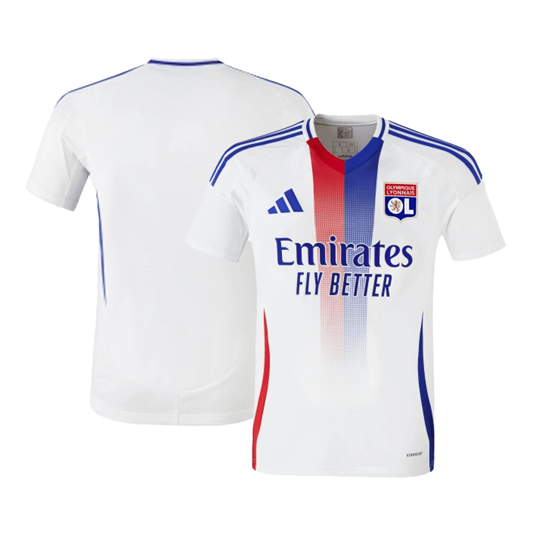 Olympique Lyonnais Home Soccer Jersey 2024/25 - Image 3