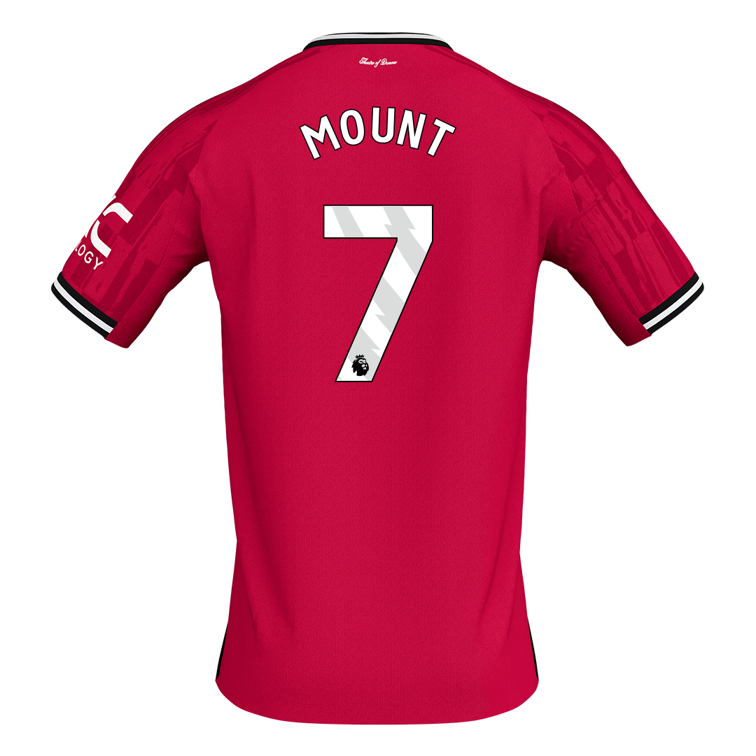 MOUNT #7 Manchester United Home Soccer Jersey 2025/26 - Image 2