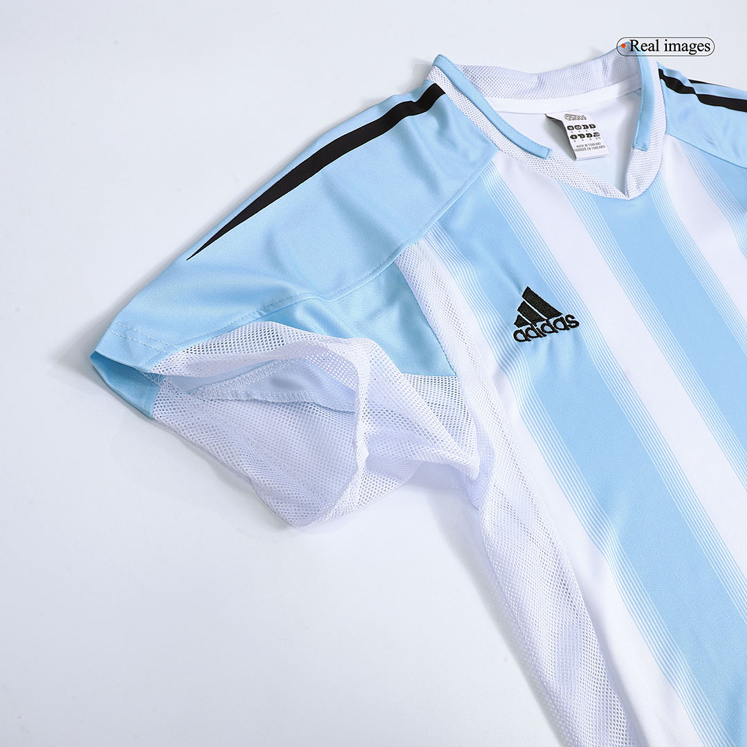Retro 2004/05 Argentina Home Soccer Jersey - Image 6