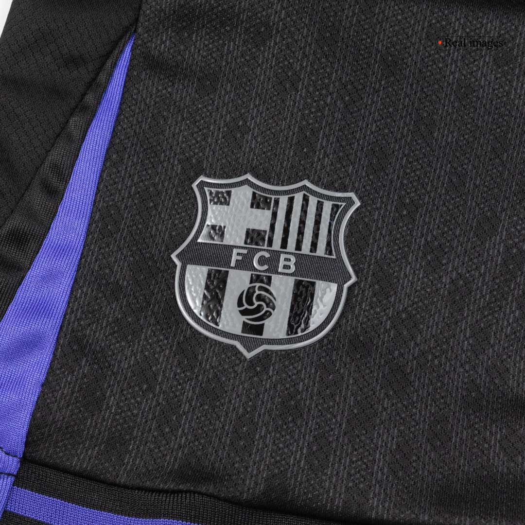 Kid's Barcelona Away Soccer Jersey Kit(Jersey+Shorts+Socks) 2025/26 - Image 11